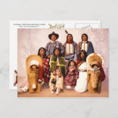 セヴェロ州首席一家(Ute People) ポストカード (正面/裏面)