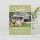 セーエレガントジグリーンOUR新しいホームフォトムービング 案内状 (スタンド正面)