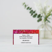 セーガーリーキンライン石グリッターきらきら光るプロフェッショナル 名刺 (スタンド正面)