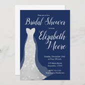セーキン結婚のドレスブライダルシャワー招待状 招待状