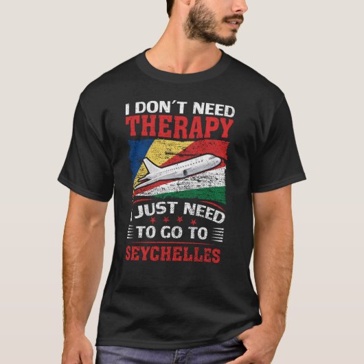 セーシェルに行かなくちゃ Tシャツ (正面)