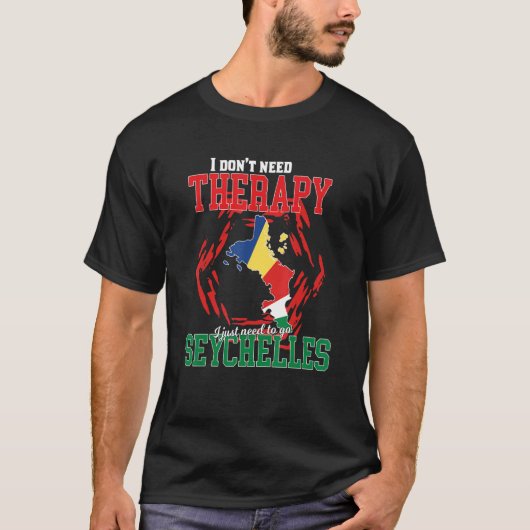 セーシェルに行かなくちゃ Tシャツ (正面)