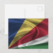 セーシェルの国旗 ポストカード (正面/裏面)