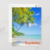 セーシェルの熱帯島 ポストカード (正面/裏面)