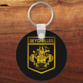 セーシェルの紋章 キーホルダー (正面)
