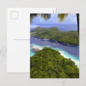 セーシェルは、 シーズンポストカード (正面/裏面)