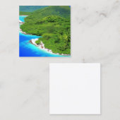 セーシェルは、 スクエア名刺 (正面/裏面)