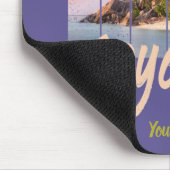 セーシェルインディアン海ヴィンテージサンセット土産 マウスパッド (コーナー)