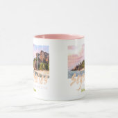 セーシェルインディアン海ヴィンテージサンセット土産 マグカップ (中央)