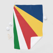 セーシェルカラー付きゴルフタオル ゴルフタオル (インサイチュ)