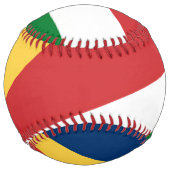 セーシェルカラー付きソフトボールデザイン ソフトボール (正面)