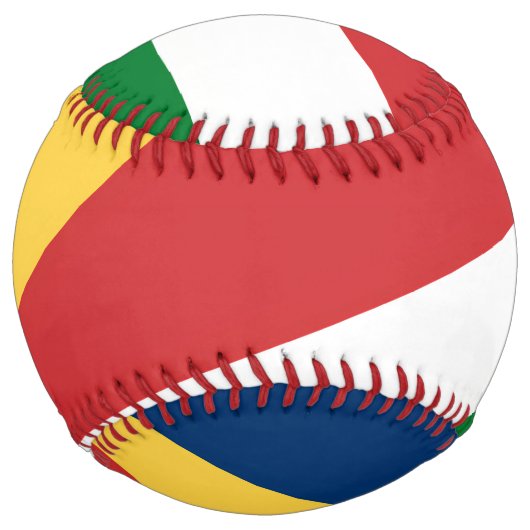 セーシェルカラー付きソフトボールデザイン ソフトボール (正面)