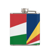 セーシェルカラー付き特殊フラスコデザイン フラスク (裏面)