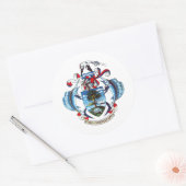 セーシェルコート・オブ・アームズ ラウンドシール (封筒)