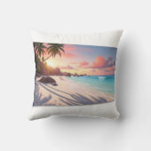 セーシェルサンライズビーチ装飾用クッション クッション (裏面)