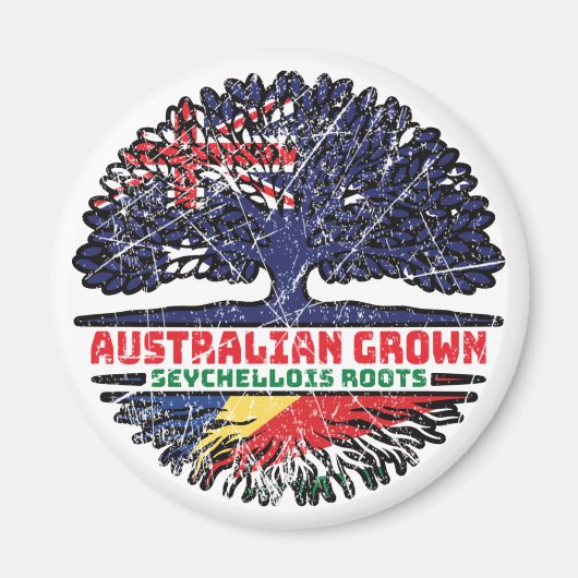 セーシェルセーシェルオーストラリアAustralian Tree マグネット (正面)
