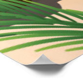 セーシェルビーチ旅行ポスター ポスター (角)