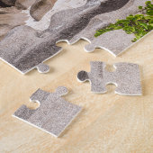 セーシェルラディグエアンセマロンビーチヴィンテージ ジグソーパズル (側面)