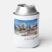 セーシェルラディグエアンセマロンビーチヴィンテージ 缶クーラー (缶正面)