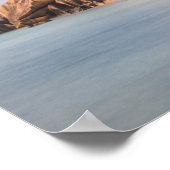 セーシェルラディグヴィンテージサンセットホリデーギフト ポスター (角)