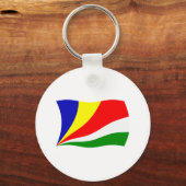 セーシェル国旗キーチェーン キーホルダー (正面)