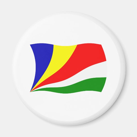 セーシェル国旗マグネット マグネット (正面)