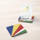 セーシェル国旗 コースター (右側)