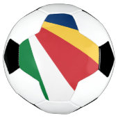セーシェル国旗 サッカーボール (回転)