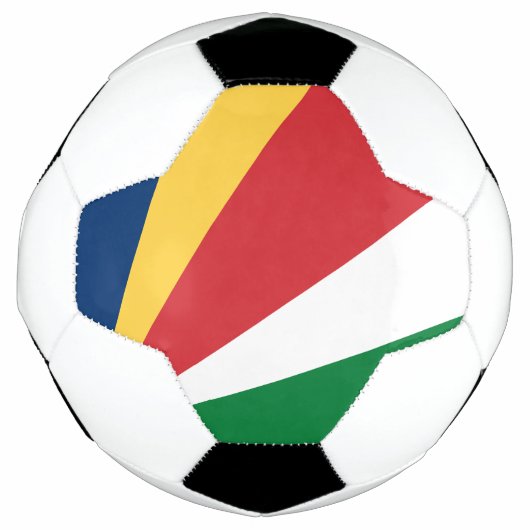 セーシェル国旗 サッカーボール (正面)