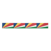 セーシェル国旗 サテンリボン (正面)