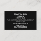 セーシェル国旗、セーシェル国旗 名刺 (裏面)