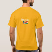セーシェル国旗、セーシェル国旗 Tシャツ (裏面)