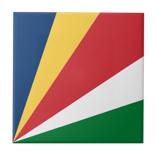 セーシェル国旗 タイル (正面)