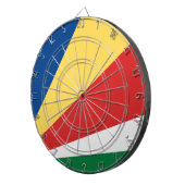 セーシェル国旗 ダーツボード (正面右)