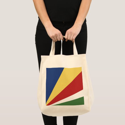 セーシェル国旗 トートバッグ (正面(商品))