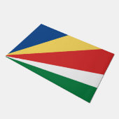 セーシェル国旗 ドアマット (アングル)