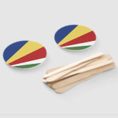 セーシェル国旗 ハンドファン (組立なし)