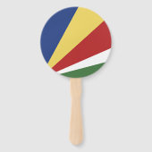 セーシェル国旗 ハンドファン (正面)