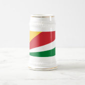 セーシェル国旗 ビールジョッキ (中央)