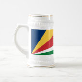 セーシェル国旗 ビールジョッキ (左)