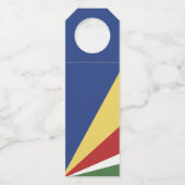 セーシェル国旗 ボトルネックタグ (正面)