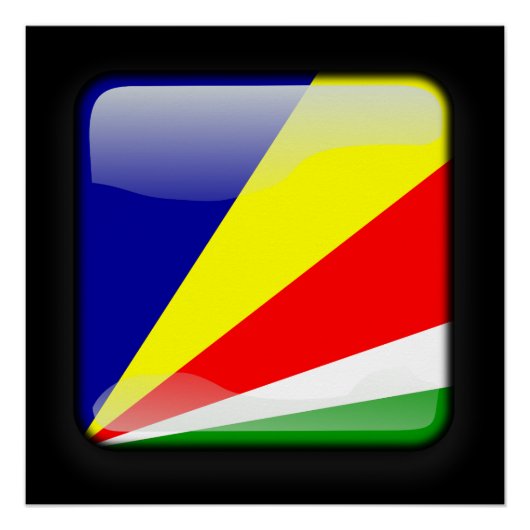 セーシェル国旗 ポスター (正面)