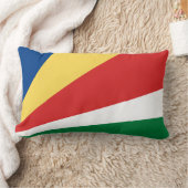 セーシェル国旗 ランバークッション (ブランケット)