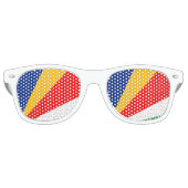 セーシェル国旗 レトロサングラス (正面)