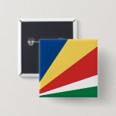 セーシェル国旗 缶バッジ (正面&裏面)