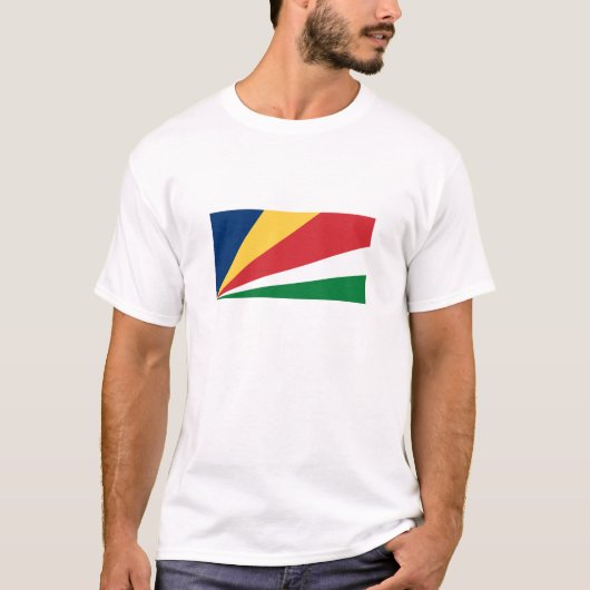 セーシェル国旗 Tシャツ (正面)