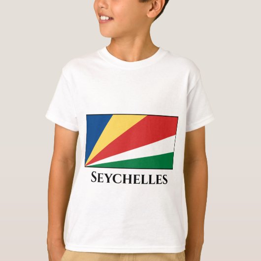 セーシェル国旗 Tシャツ (正面)