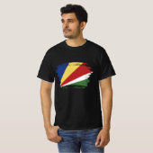 セーシェル国旗 Tシャツ (正面フル)
