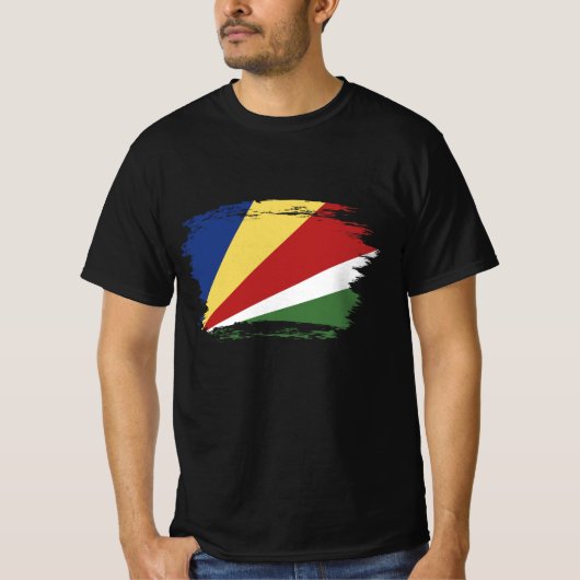 セーシェル国旗 Tシャツ (正面)