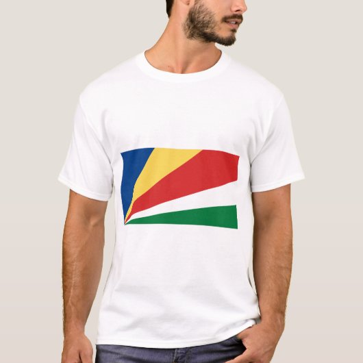 セーシェル国旗 Tシャツ (正面)